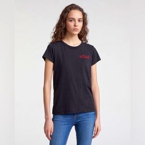 Rag & Bone “Hello” Black Tee
